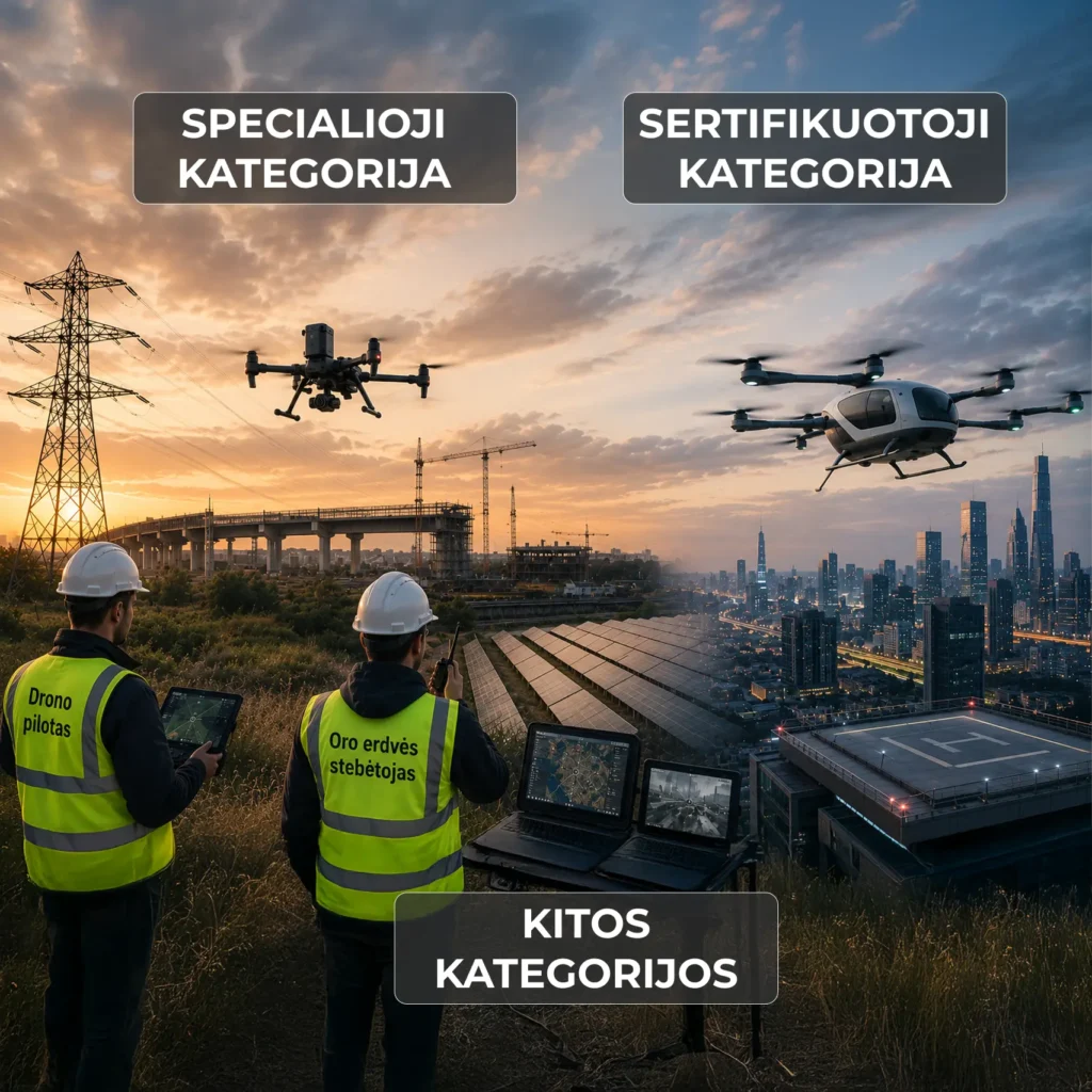 Skrydžių kategorijos: Kitos kategorijos