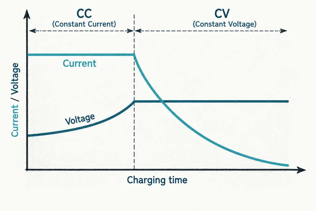 Charging stages