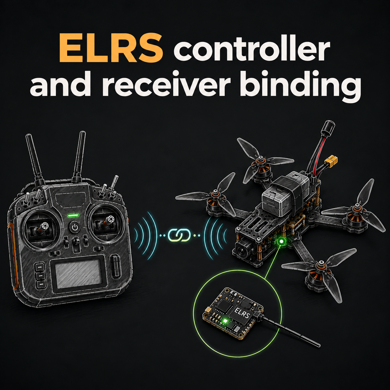 How to bind an FPV controller to a drone: ExpressLRS binding guide