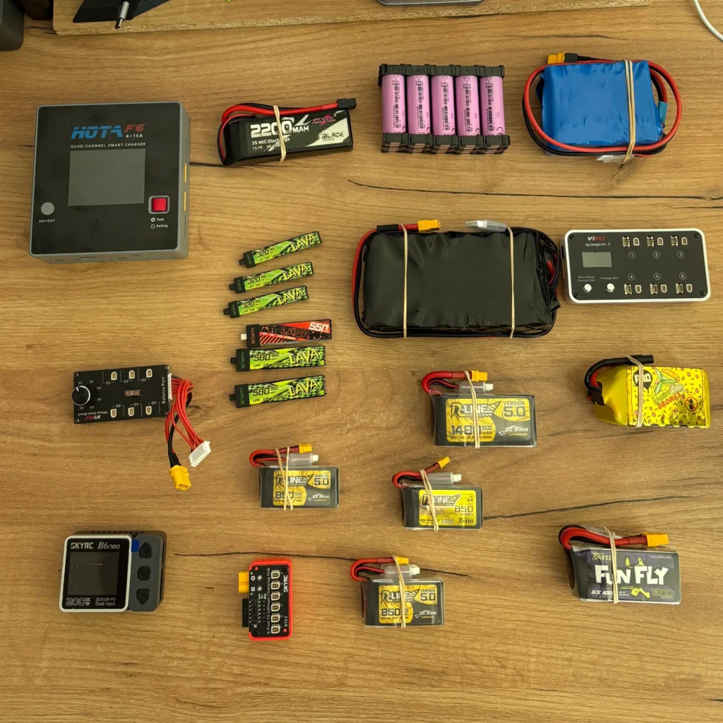 FPV baterijos: gidas pradedantiesiems (ir ne tik)