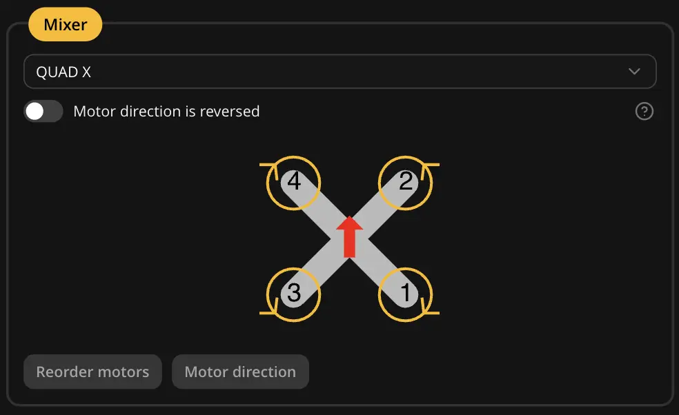 Motor direction - Props in