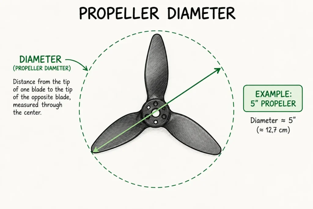 Propeller diameter